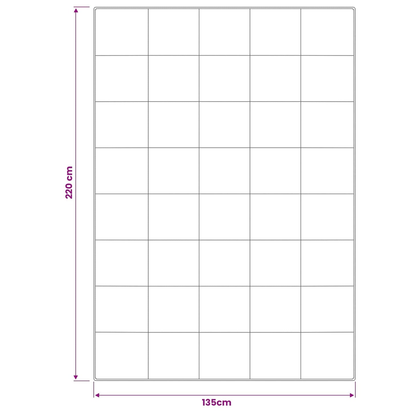 Dekbed en Kussen Set 3 st 135x220 cm Zomer 140 GSM Wol Wit
