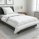 Dekbed en kussen set 155x220 cm zomer wit