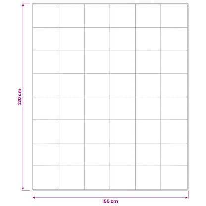 Dekbed en Kussen Set 3 st 155x220 cm Zomer 140 GSM Wol Wit