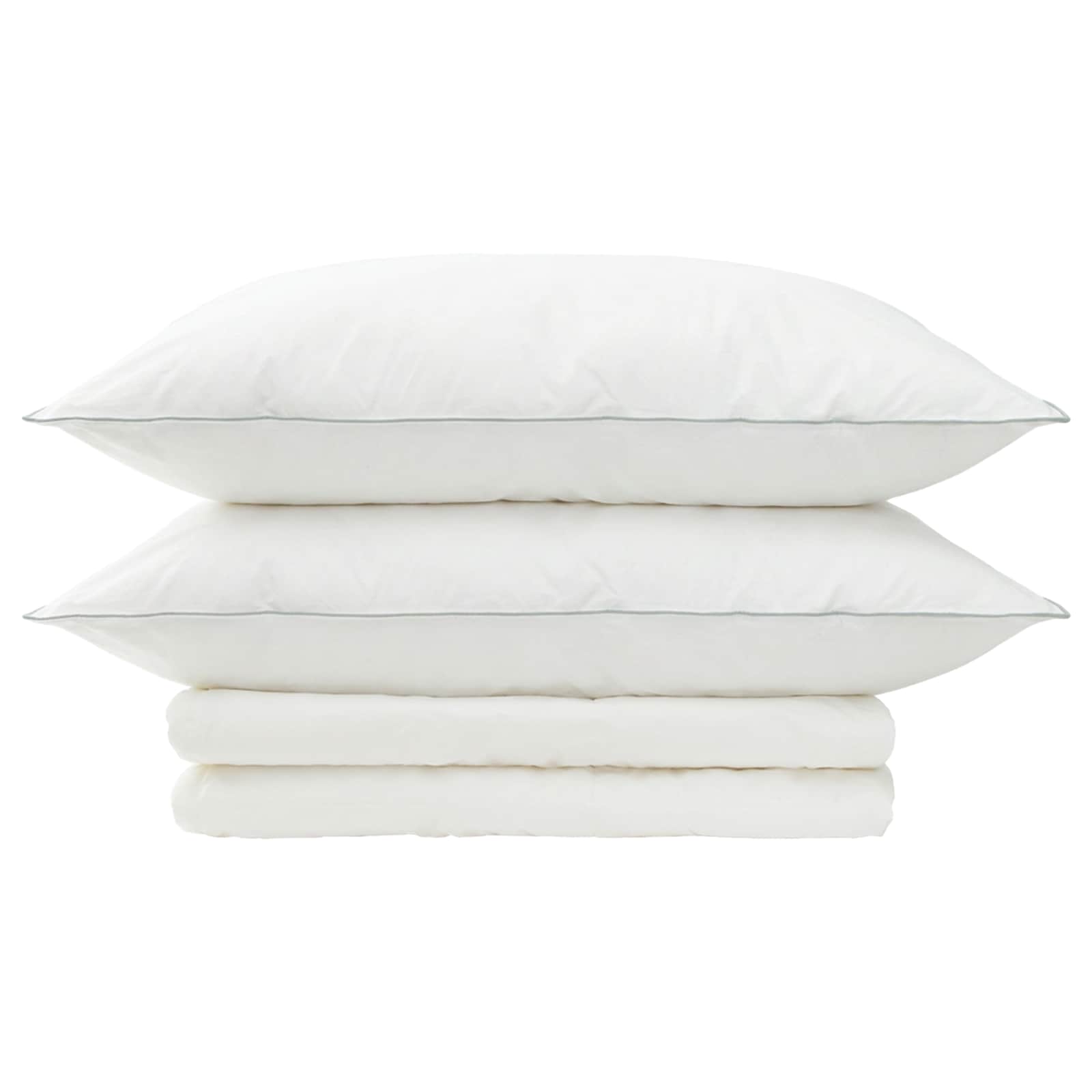 Dekbed en Kussen Set 3 st 200x220 cm Zomer 140 GSM Wol Wit