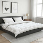 Dekbed en kussen set 200x200 cm 4 seizoenen 350 GSM wol