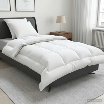 Dekbed en Kussen Set 3 st 140x220 cm 4 seizoenen 350 GSM Wol