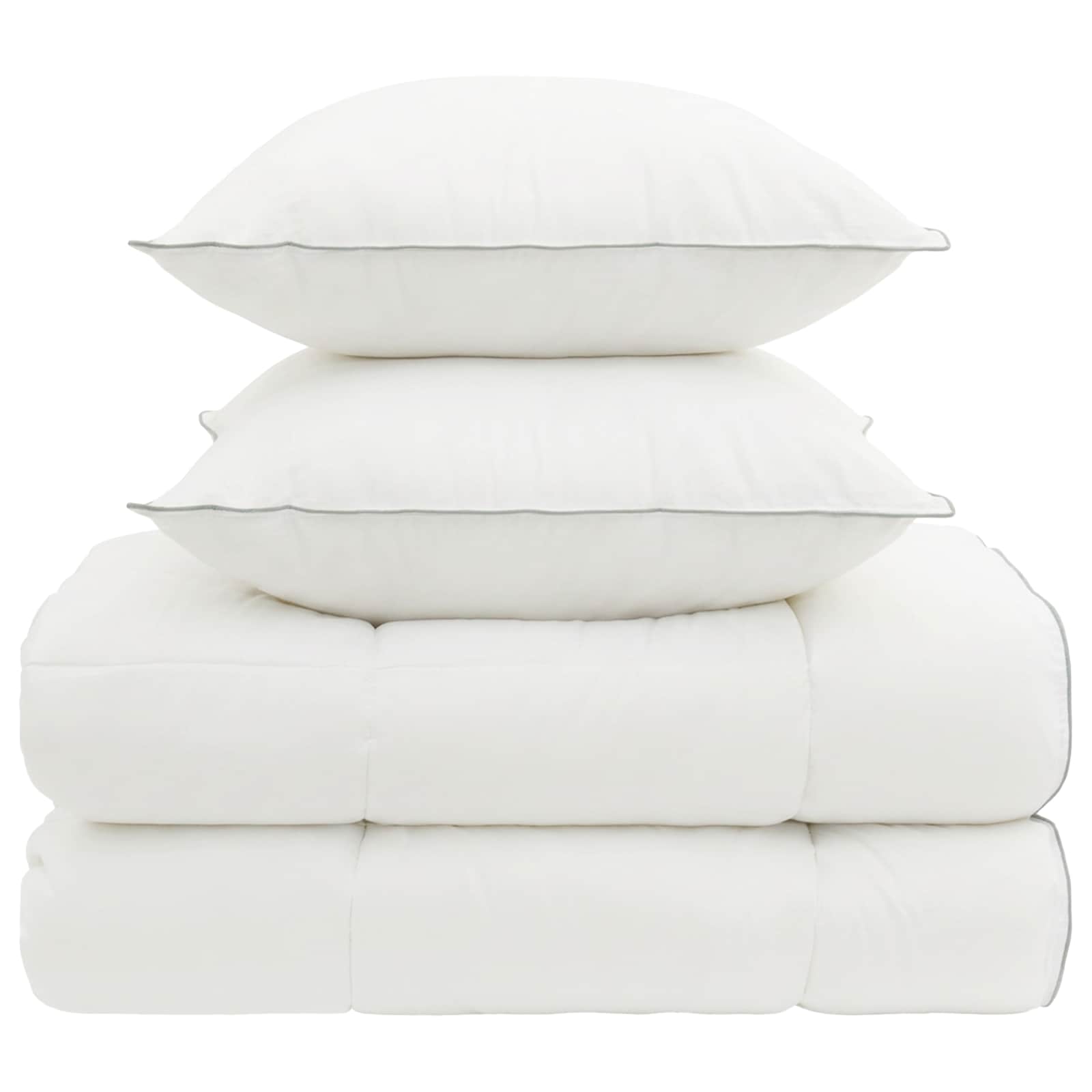 Dekbed en Kussen Set 3 st 200x220 cm 4 seizoenen 140+220 GSM