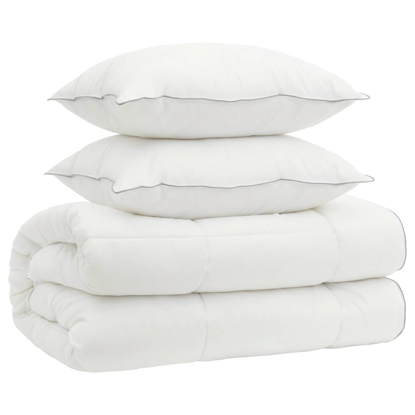 Dekbed en Kussen Set 3 st 200x220 cm 4 seizoenen 140+220 GSM