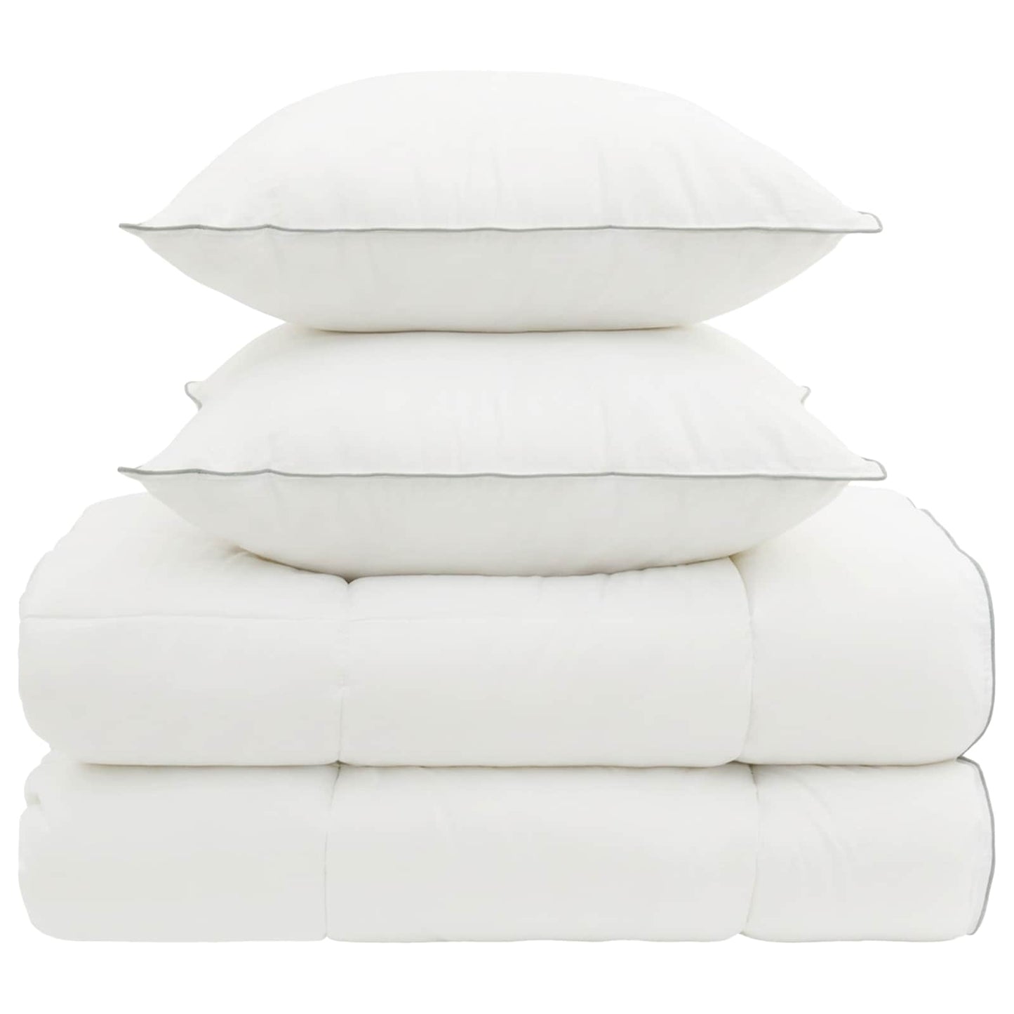 Dekbed en Kussen Set 3 st 200x220 cm 4 seizoenen 140+220 GSM