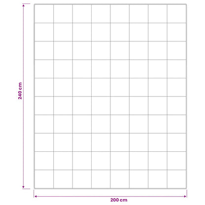 Dekbed en Kussen Set 3 st 200x240 cm Zomer 200 GSM Wol Wit