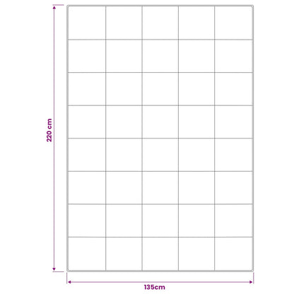 Dekbed en Kussen Set 3 st 135x220 cm Zomer 200 GSM Wol Wit