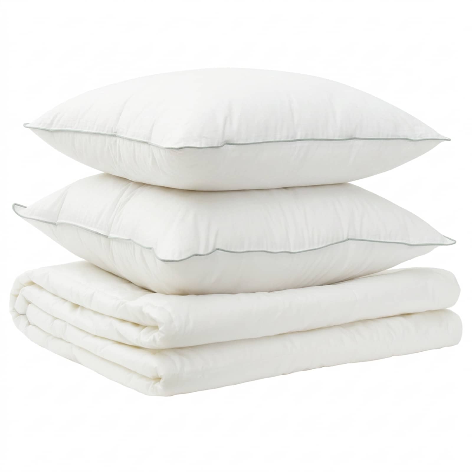 Dekbed en Kussen Set 3 st 200x220 cm Zomer 200 GSM Wol Wit