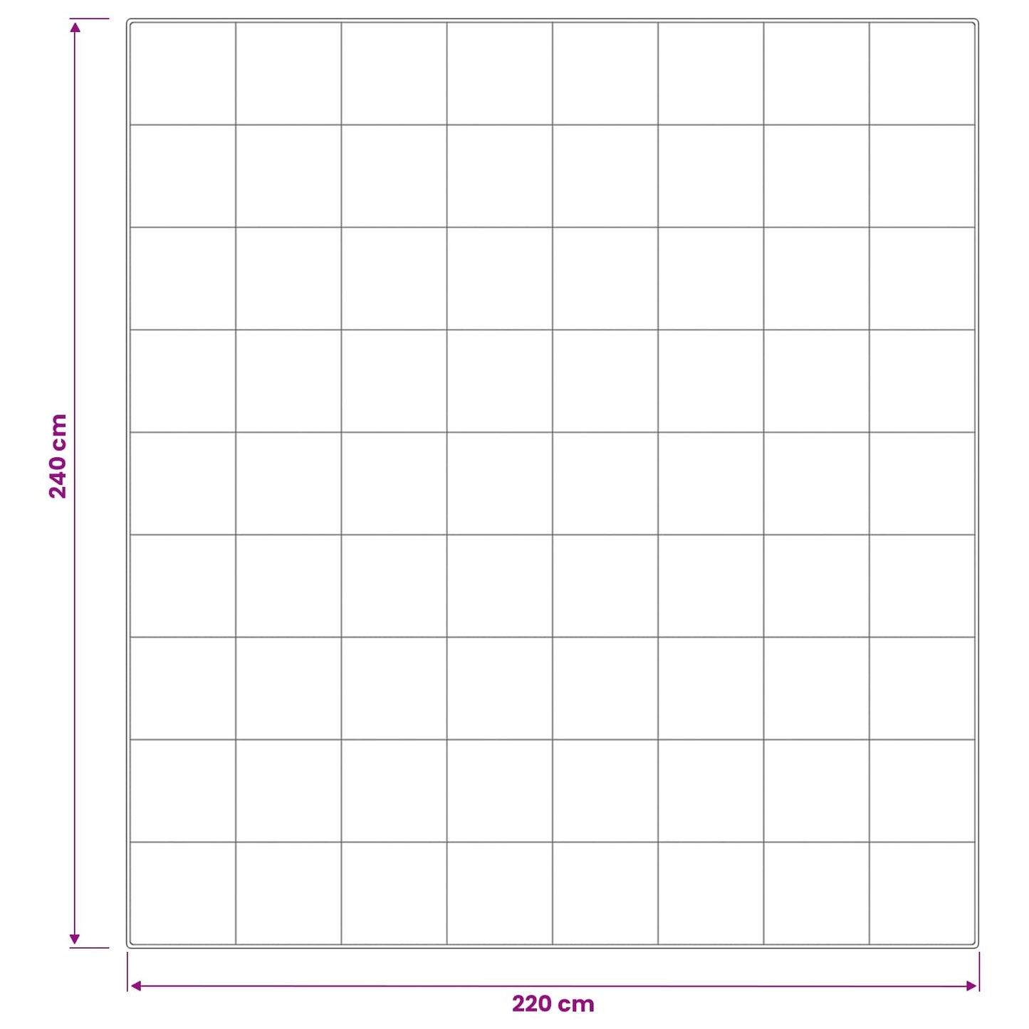 Dekbed en Kussen Set 3 st 220x240 cm Zomer 200 GSM Wol Wit