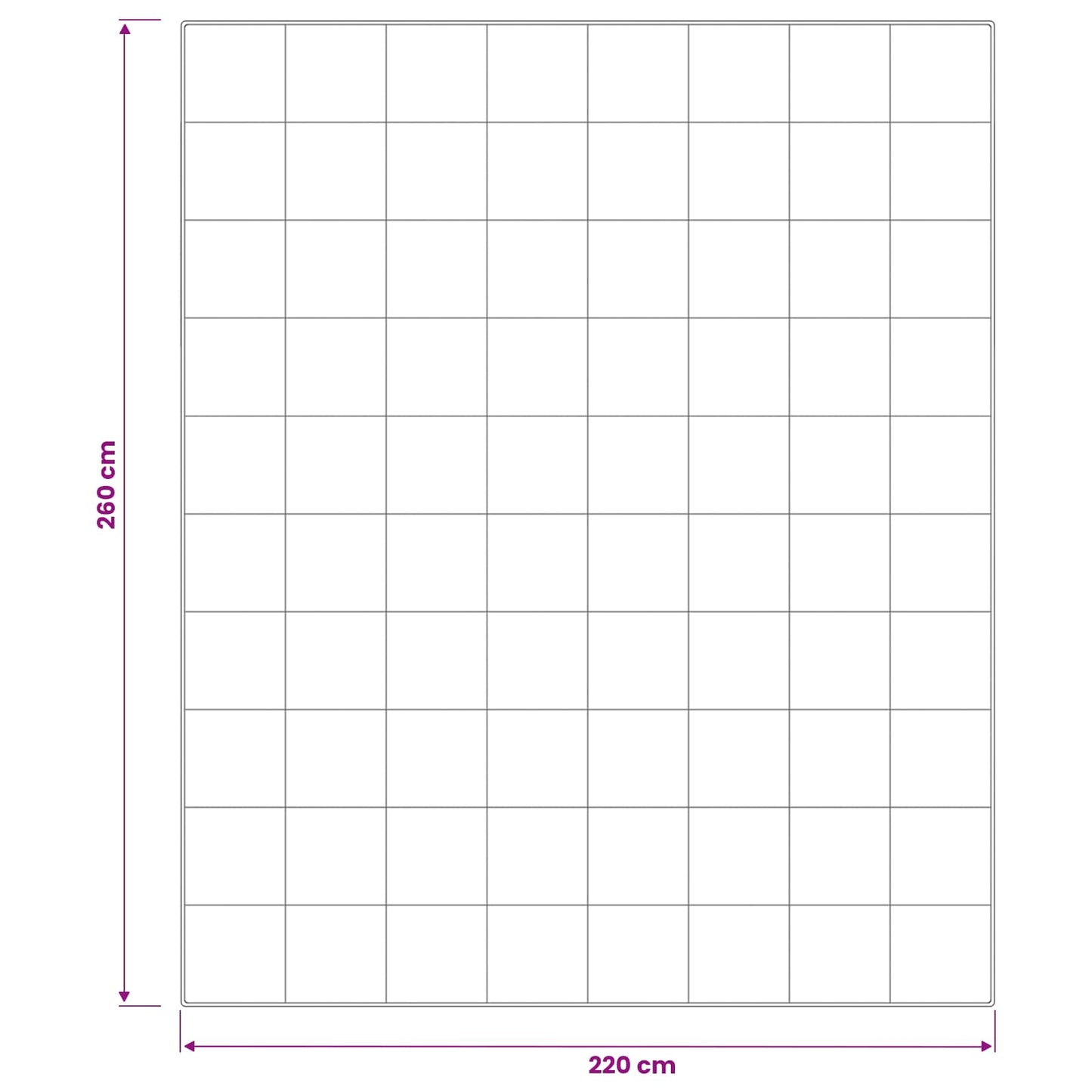 Dekbed en Kussen Set 3 st 220x260 cm Zomer 200 GSM Wol Wit