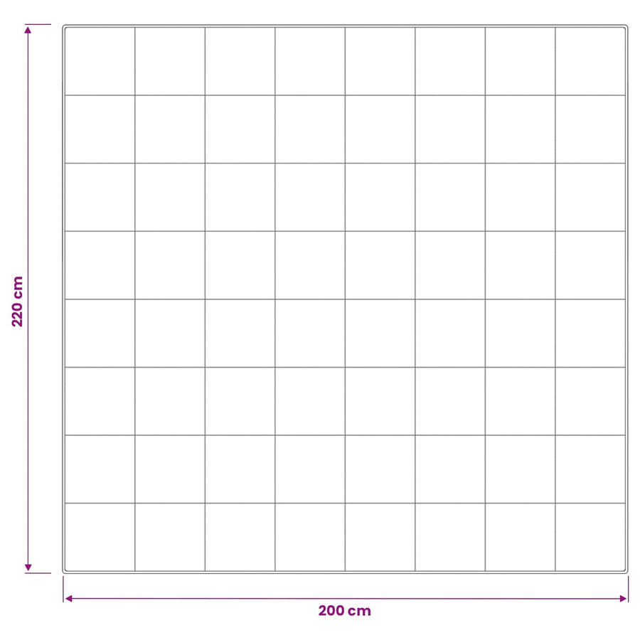 Dekbed en Kussen Set 3 st 200 x 220 cm 4 seizoenen 300 GSM Wol