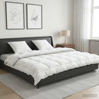 Dekbed set 240x260 cm winter 450 GSM wol wit