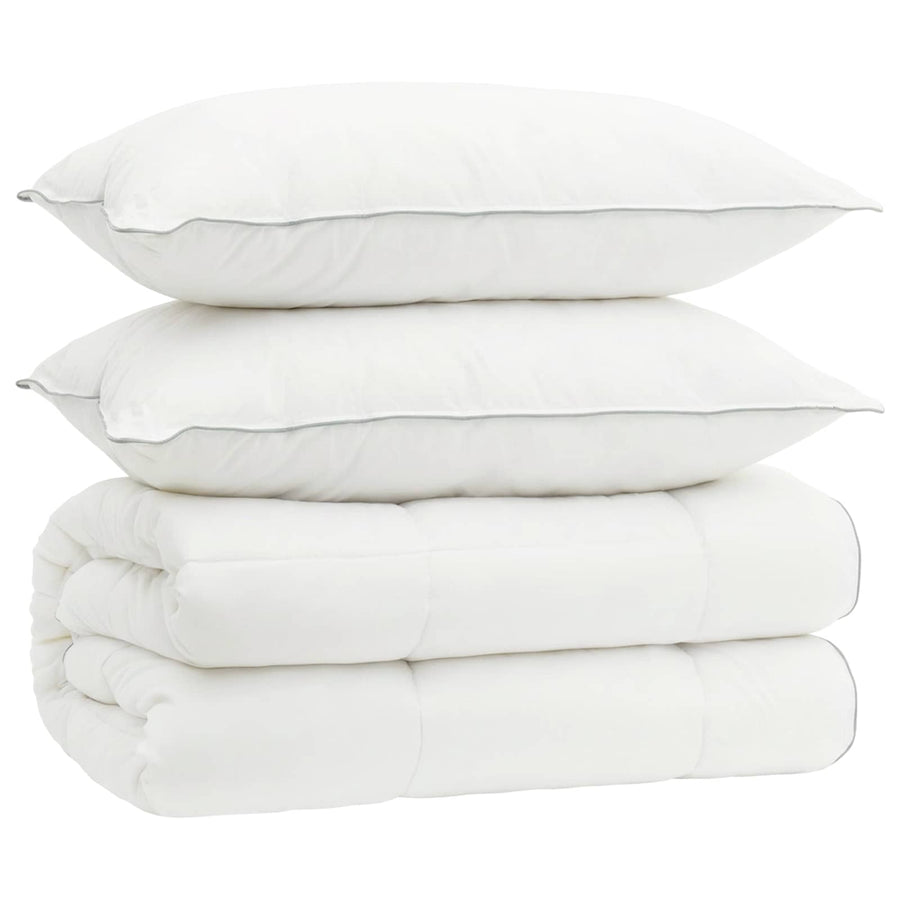 Dekbed en Kussen Set 3 st 200x220 cm 4 seizoenen 200+300 GSM
