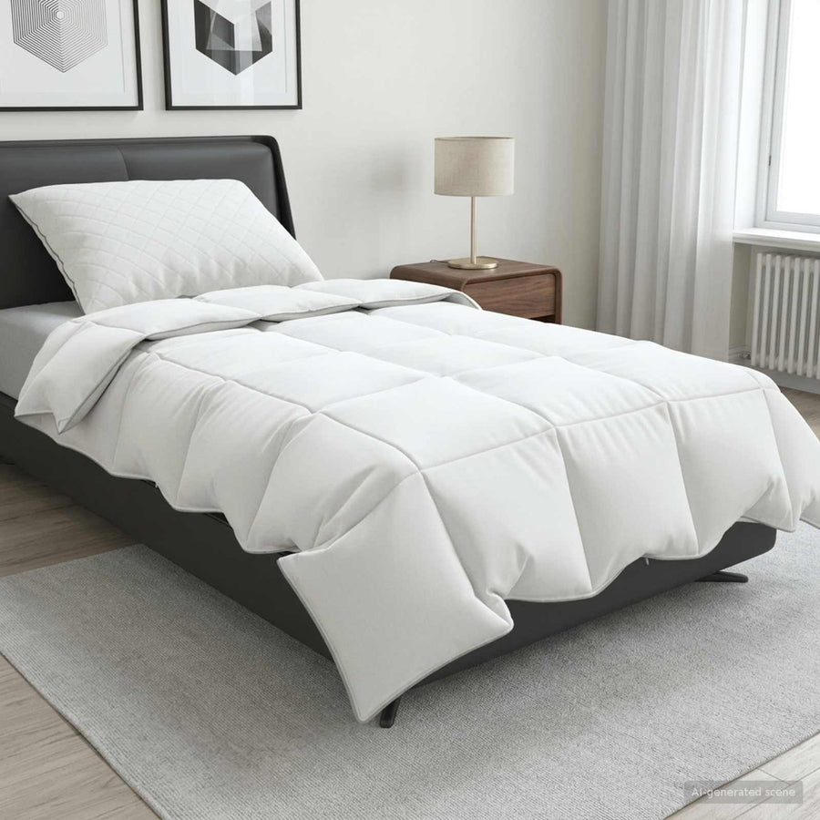 90% ganzen dons dekbedset FULDA 2 st 155 x 200 cm Zomer 100 GSM