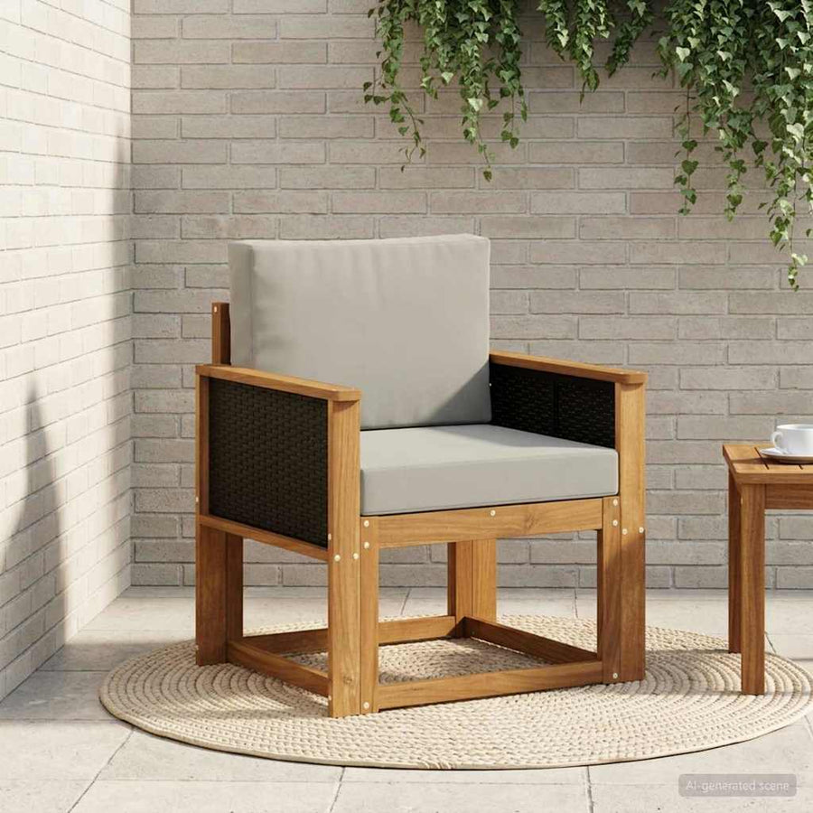 Buiten Midden Sofa Massief Acaciahout Naturel