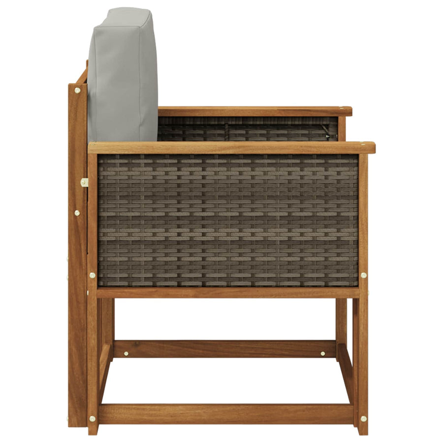 Buiten Midden Sofa Massief Acaciahout Naturel
