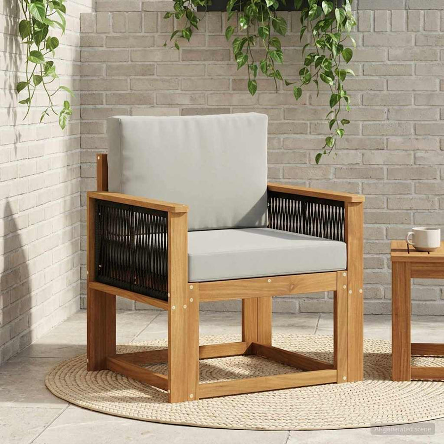 Buiten Midden Sofa Massief Acaciahout Naturel