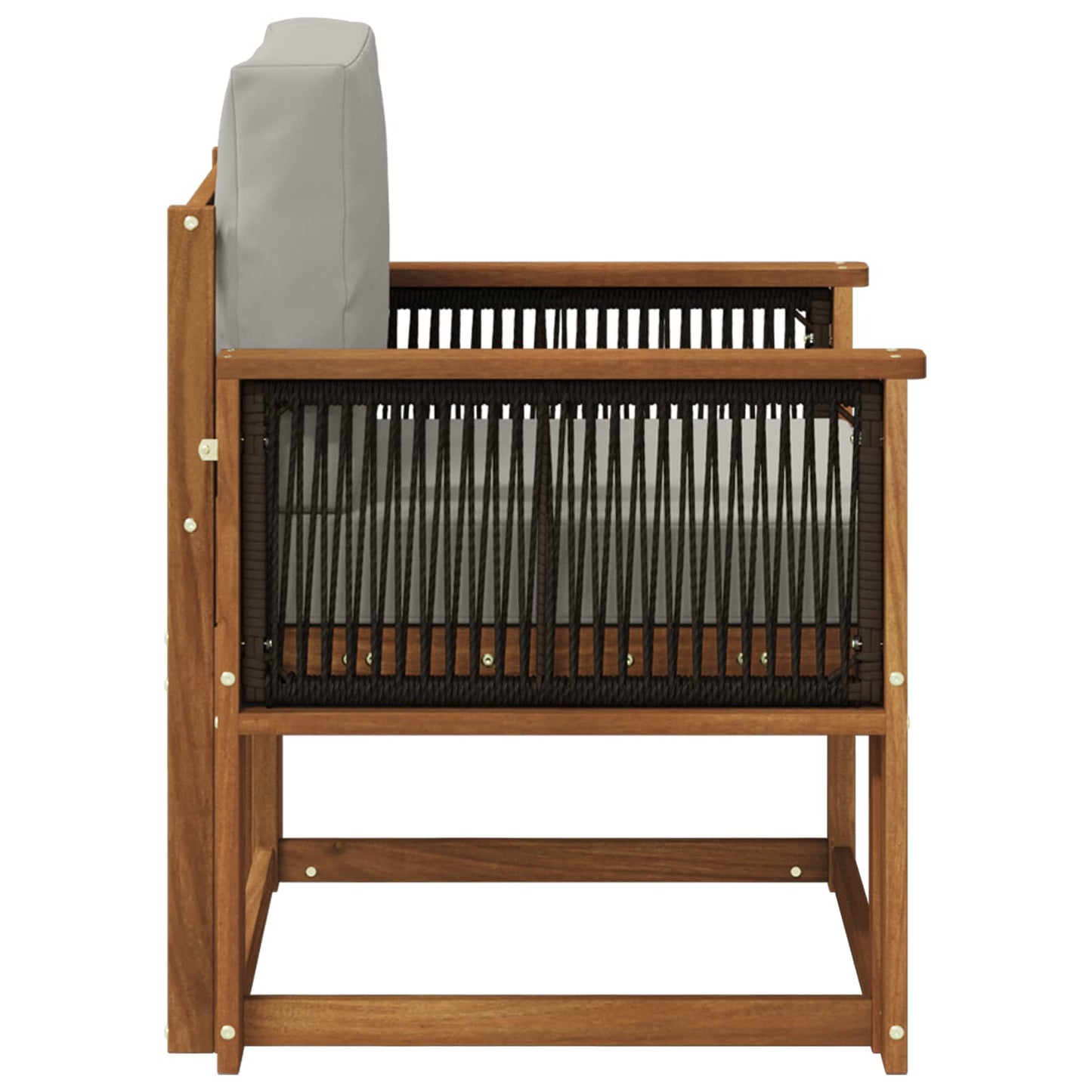 Buiten Midden Sofa Massief Acaciahout Naturel