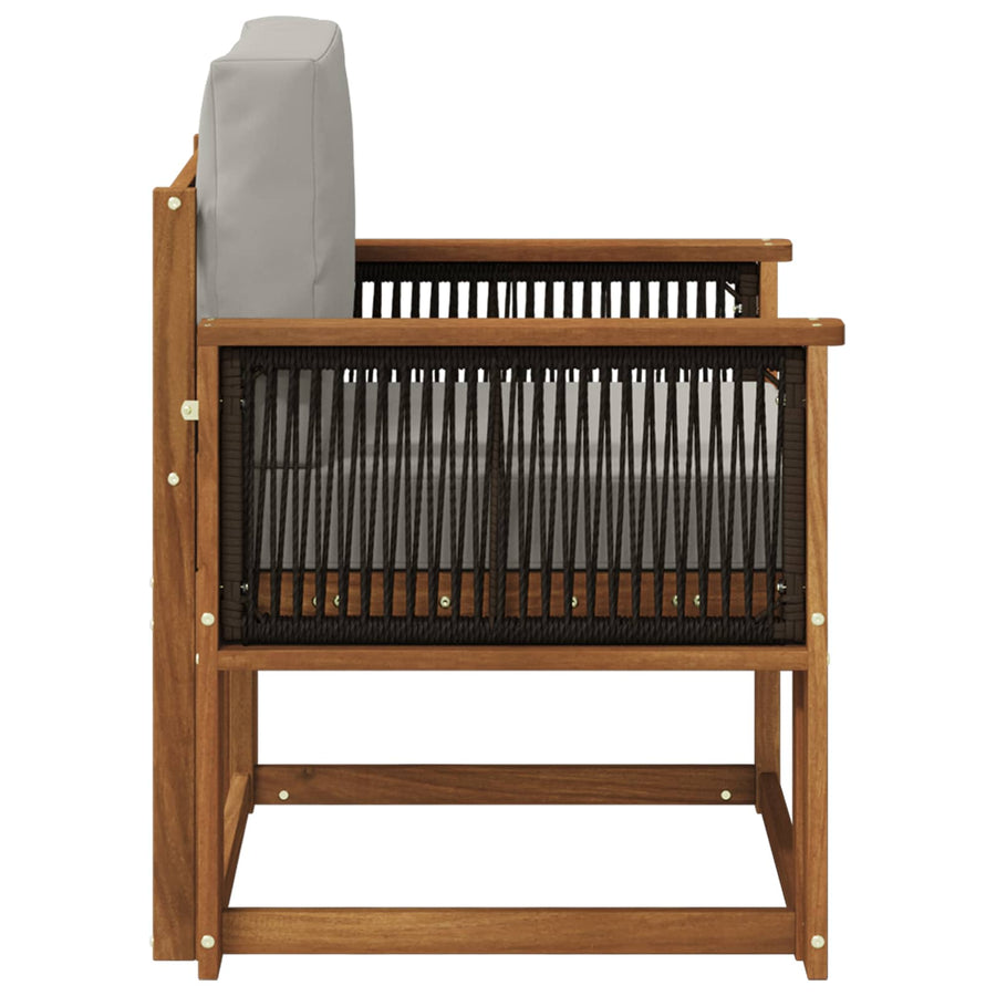 Buiten Midden Sofa Massief Acaciahout Naturel
