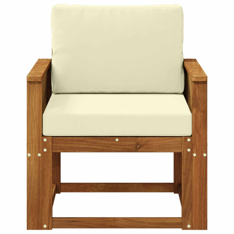 Buiten Midden Sofa Massief Acaciahout Naturel Koffie touw