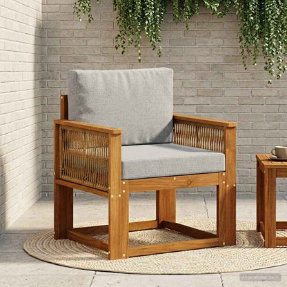 Buiten Midden Sofa Massief Acaciahout Naturel