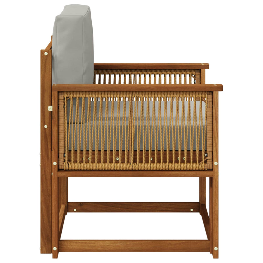 Buiten Midden Sofa Massief Acaciahout Naturel