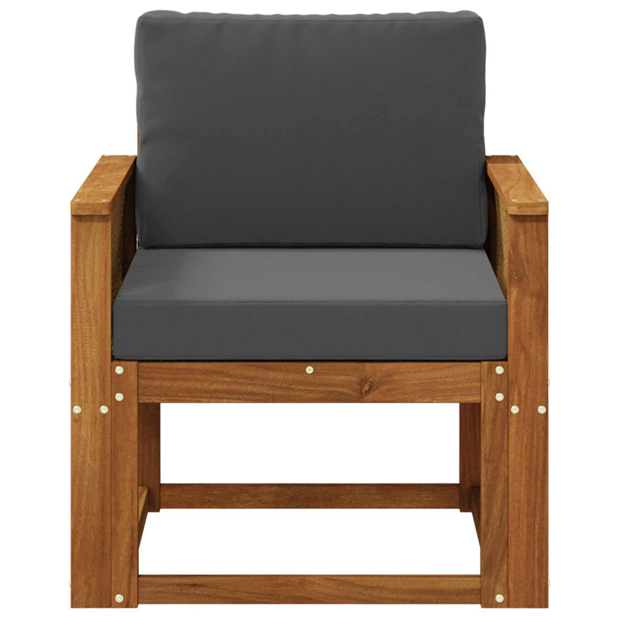 Buiten Midden Sofa Massief Acaciahout Naturel Koffie touw