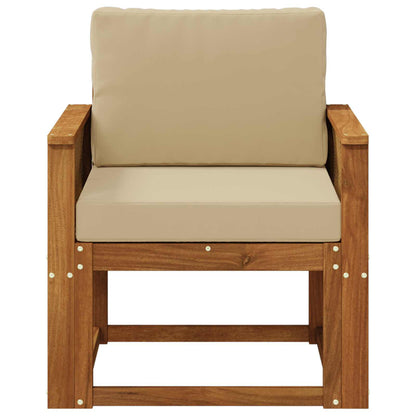 Buiten Midden Sofa Massief Acaciahout Naturel Koffie touw