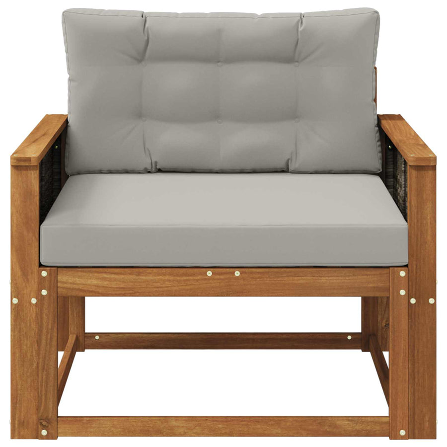 Buiten Midden Sofa Naturel Grijs riet