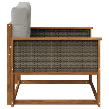 Buiten Midden Sofa Naturel Grijs riet