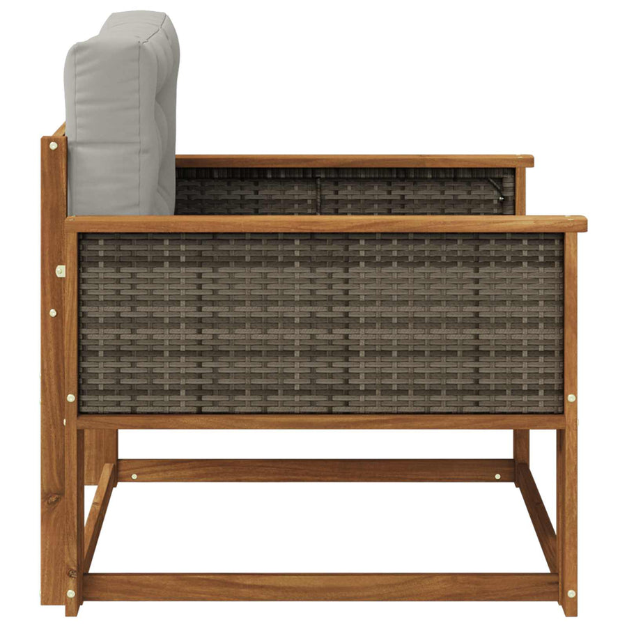 Buiten Midden Sofa Naturel Grijs riet