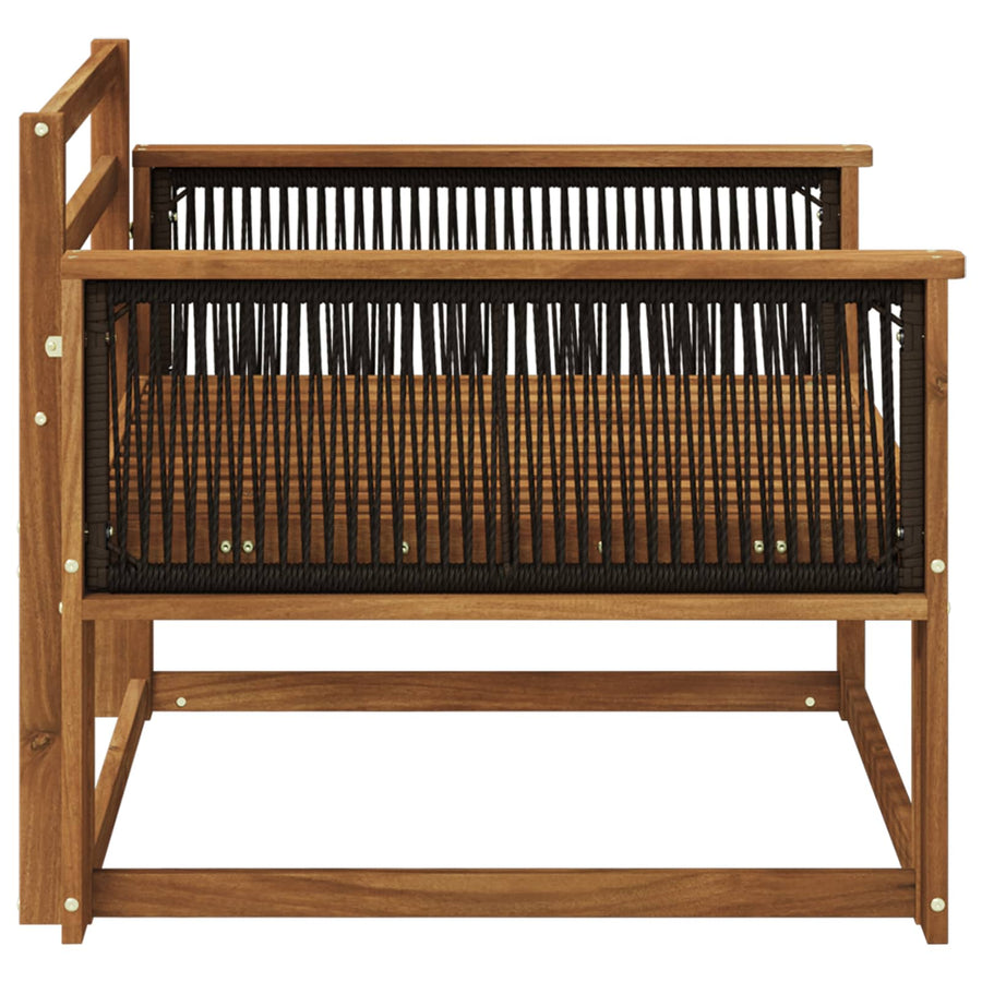 Buiten Midden Sofa Massief Acaciahout Naturel