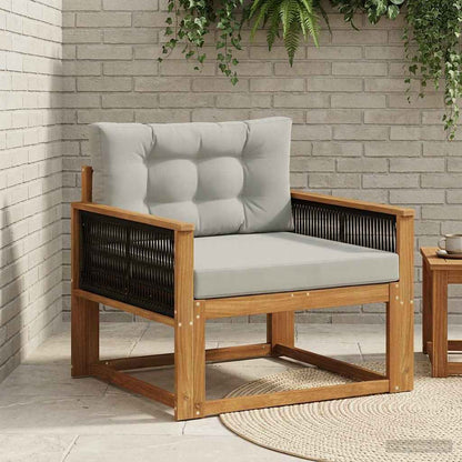 Buiten Midden Sofa Naturel Zwart touw