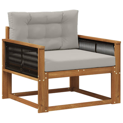 Buiten Midden Sofa Naturel Zwart touw