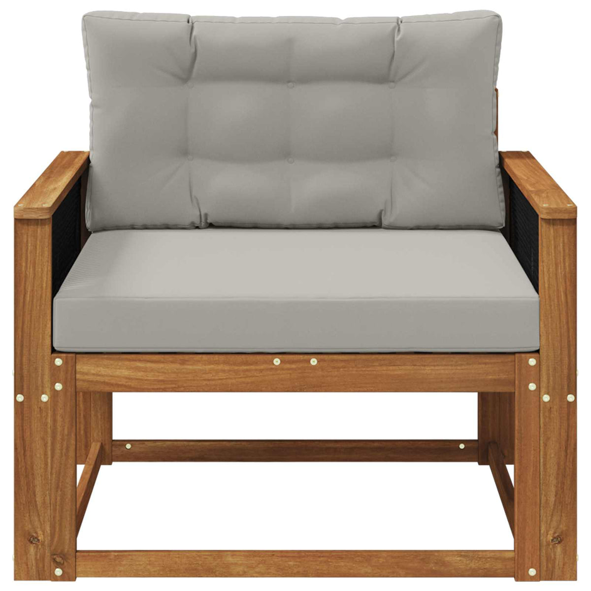Buiten Midden Sofa Naturel Zwart touw