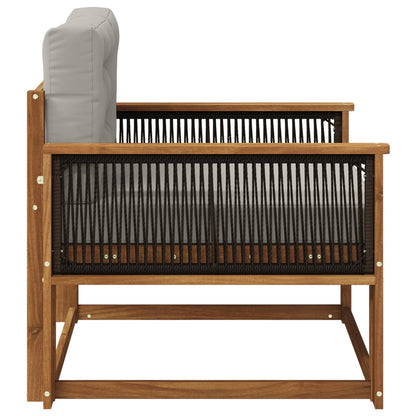 Buiten Midden Sofa Naturel Zwart touw