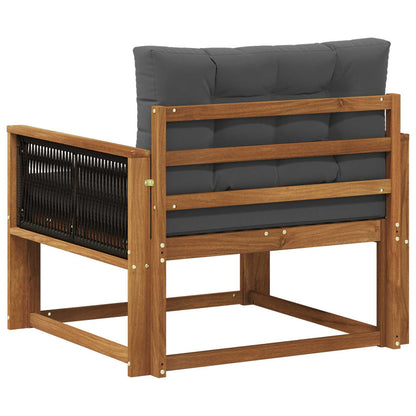 Buiten Midden Sofa Naturel Zwart touw