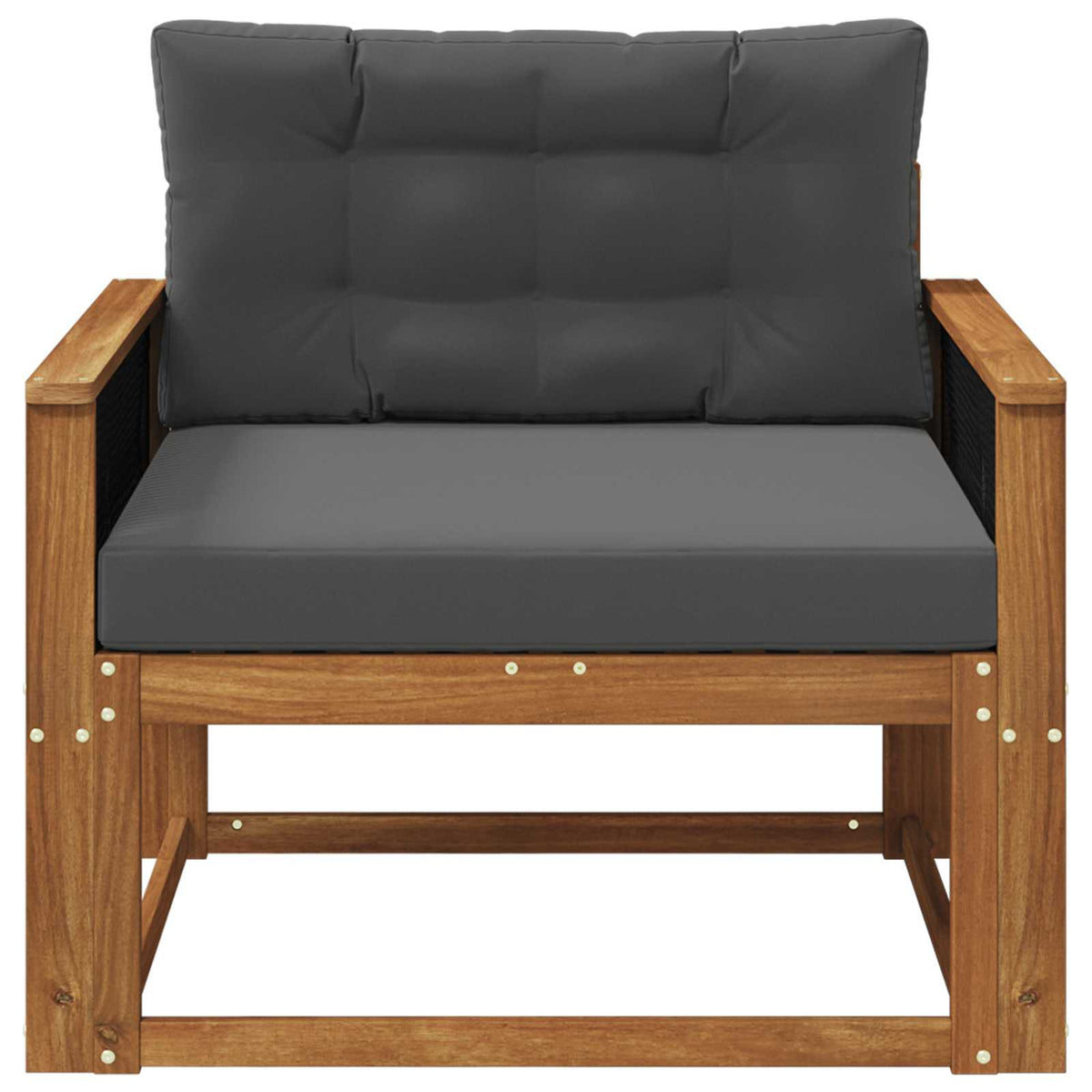 Buiten Midden Sofa Naturel Zwart touw