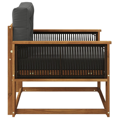 Buiten Midden Sofa Naturel Zwart touw