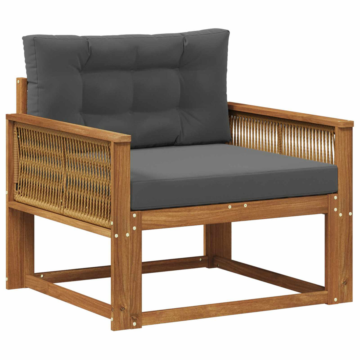 Buiten Midden Sofa Naturel Koffie touw