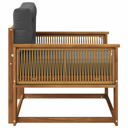 Buiten Midden Sofa Naturel Koffie touw