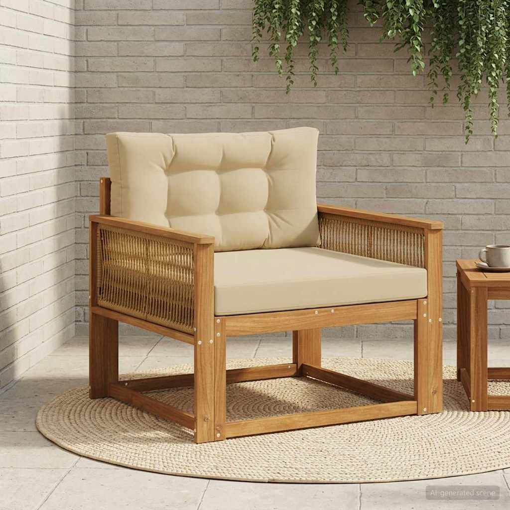 Buiten Midden Sofa Naturel Koffie touw