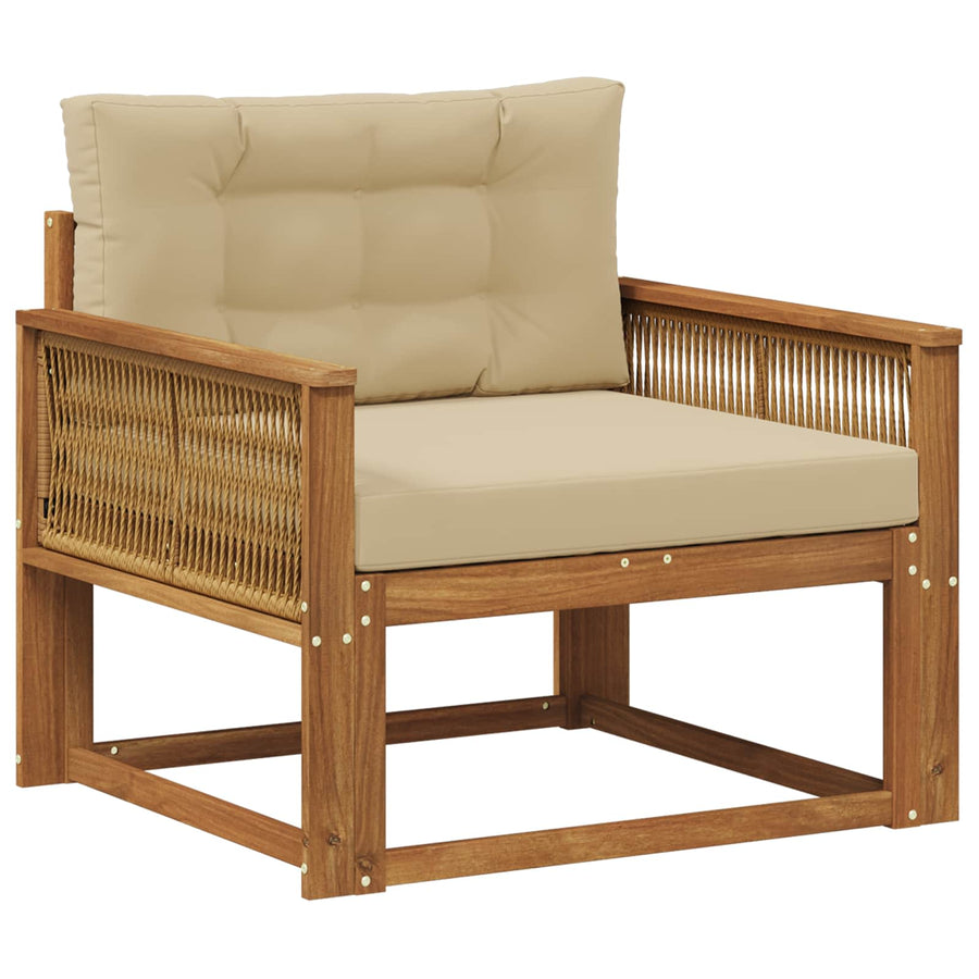 Buiten Midden Sofa Naturel Koffie touw