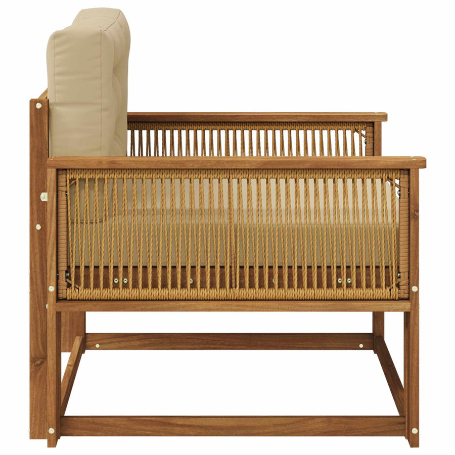 Buiten Midden Sofa Naturel Koffie touw