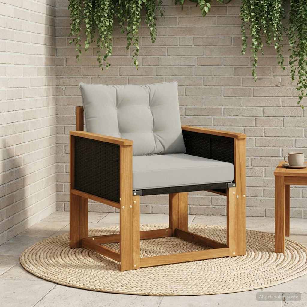 Buiten Midden Sofa Massief Acaciahout Naturel