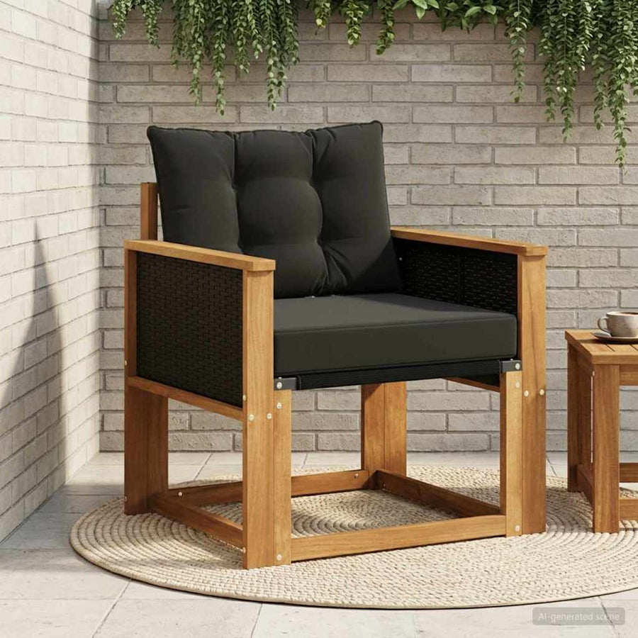 Buiten Midden Sofa Massief Acaciahout Naturel