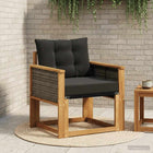 Outdoor Center Sofa Solid Acacia Wood Natural