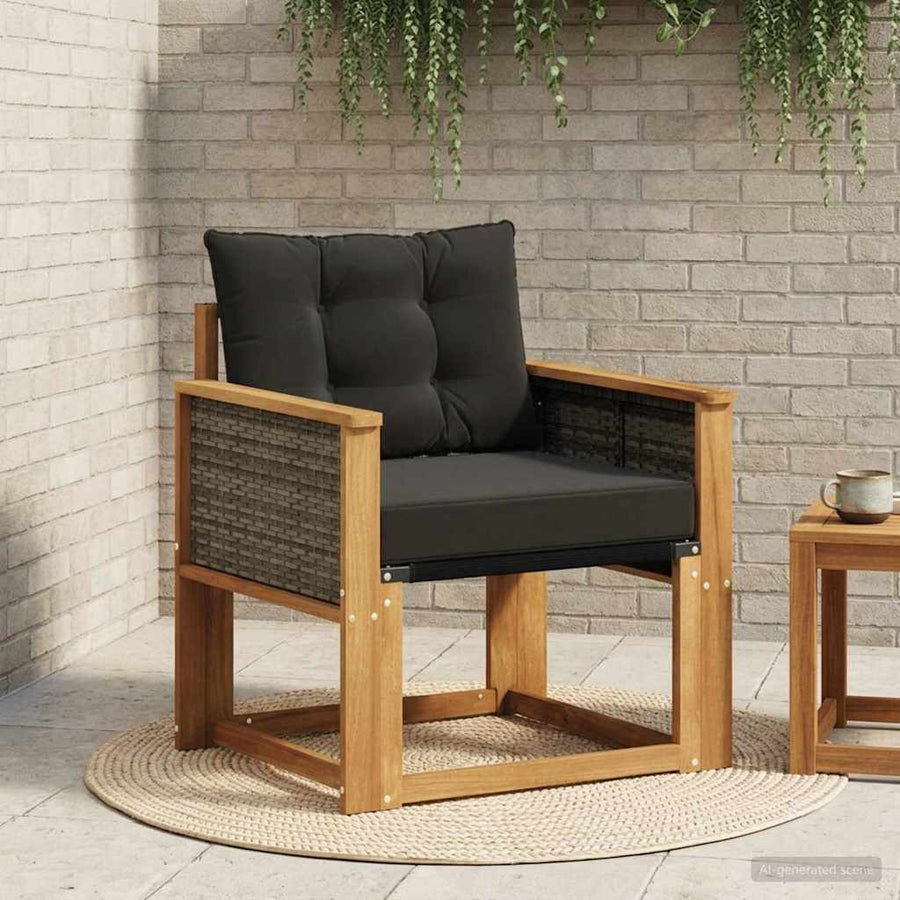 Buiten Midden Sofa Massief Acaciahout Naturel