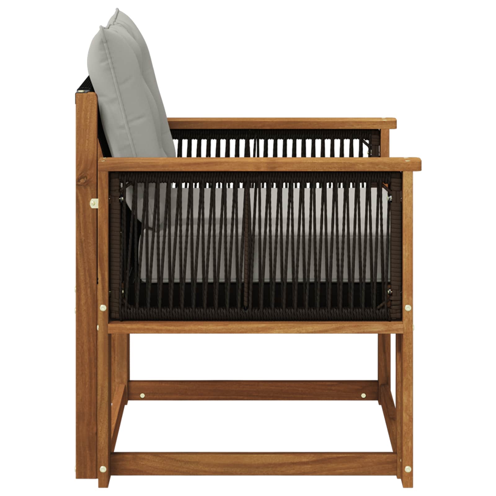 Buiten Midden Sofa Massief Acaciahout Naturel