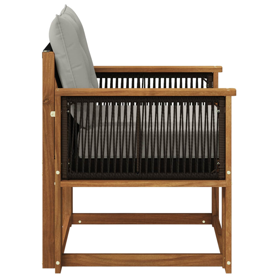 Buiten Midden Sofa Massief Acaciahout Naturel